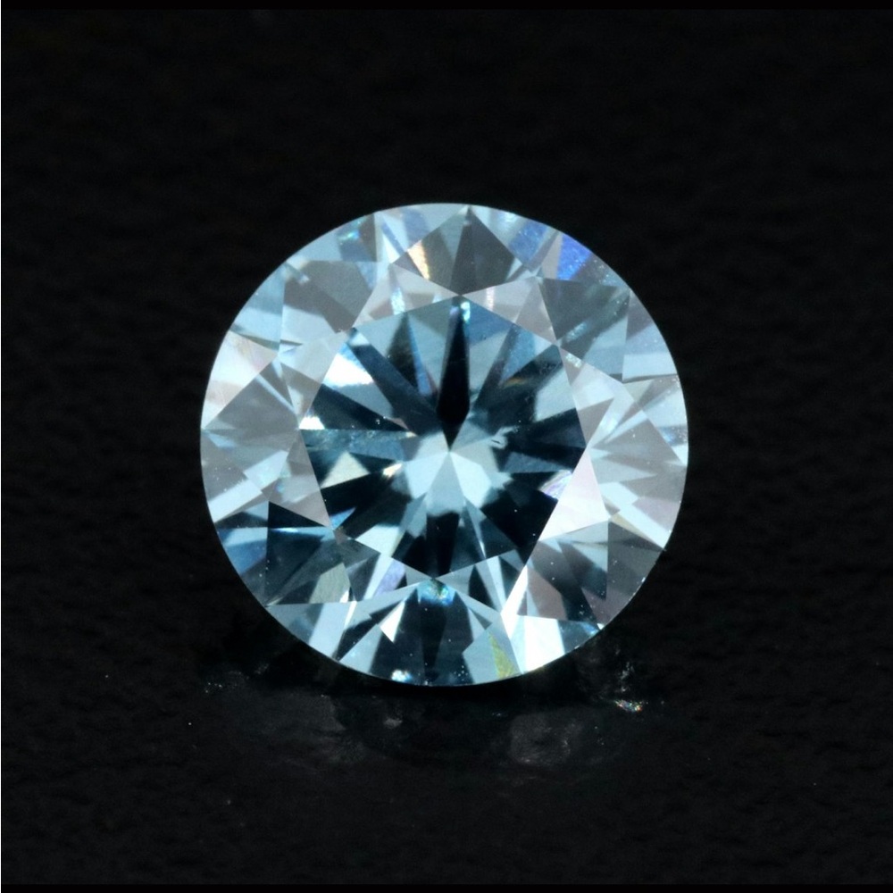 Diamond lab created Fancy Blue 2.09 Carats VS1-VS2